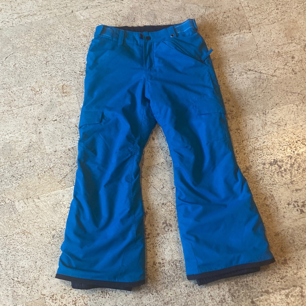 686 Size Youth Small teal, waterproof snow pants